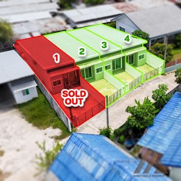 ทาวน์เฮาส์ ชั้นเดียว สร้างใหม่ - บ้านพอน